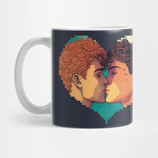 Gay Boys Kiss Mug